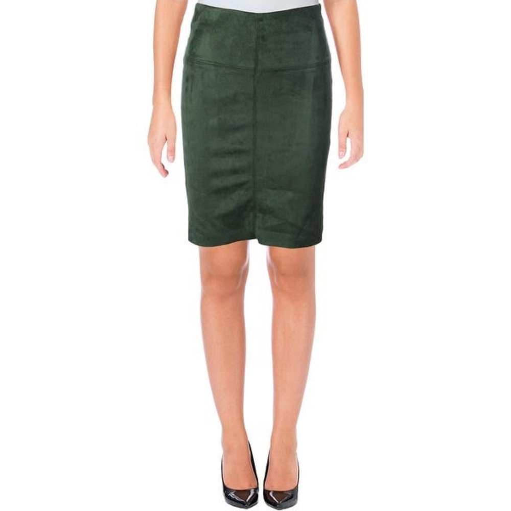 🌈 Kensie faux suede stretch skirt - hunter green